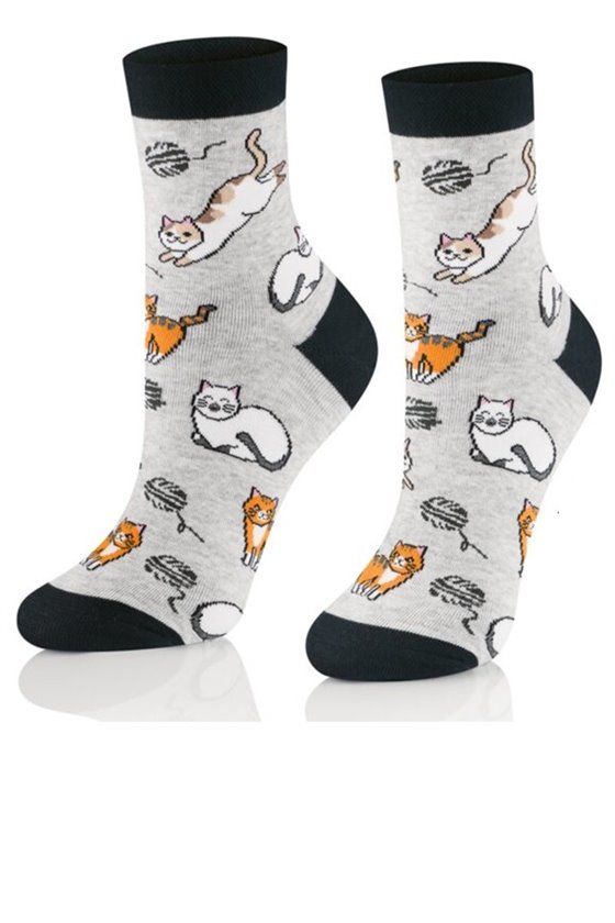 Dámske ponožky mačky