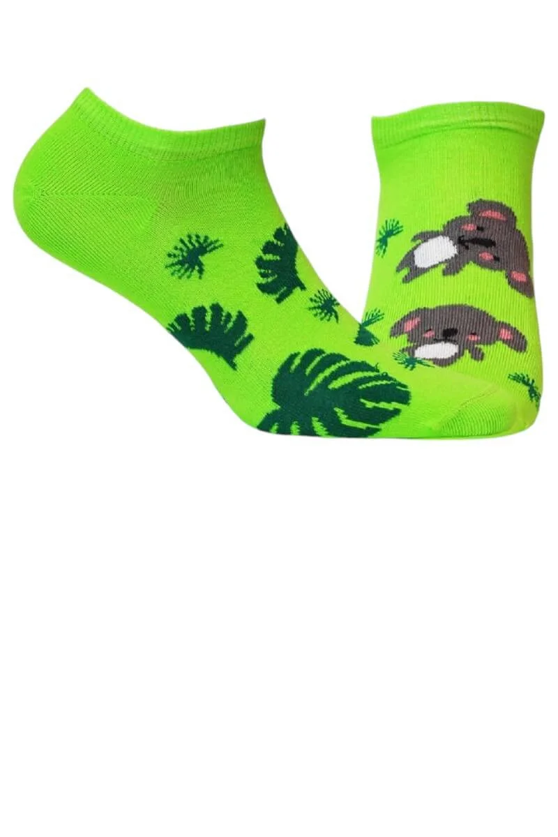 Členkové ponožky funky so vzorom Koala Členkové ponožky funky so vzorom Koala