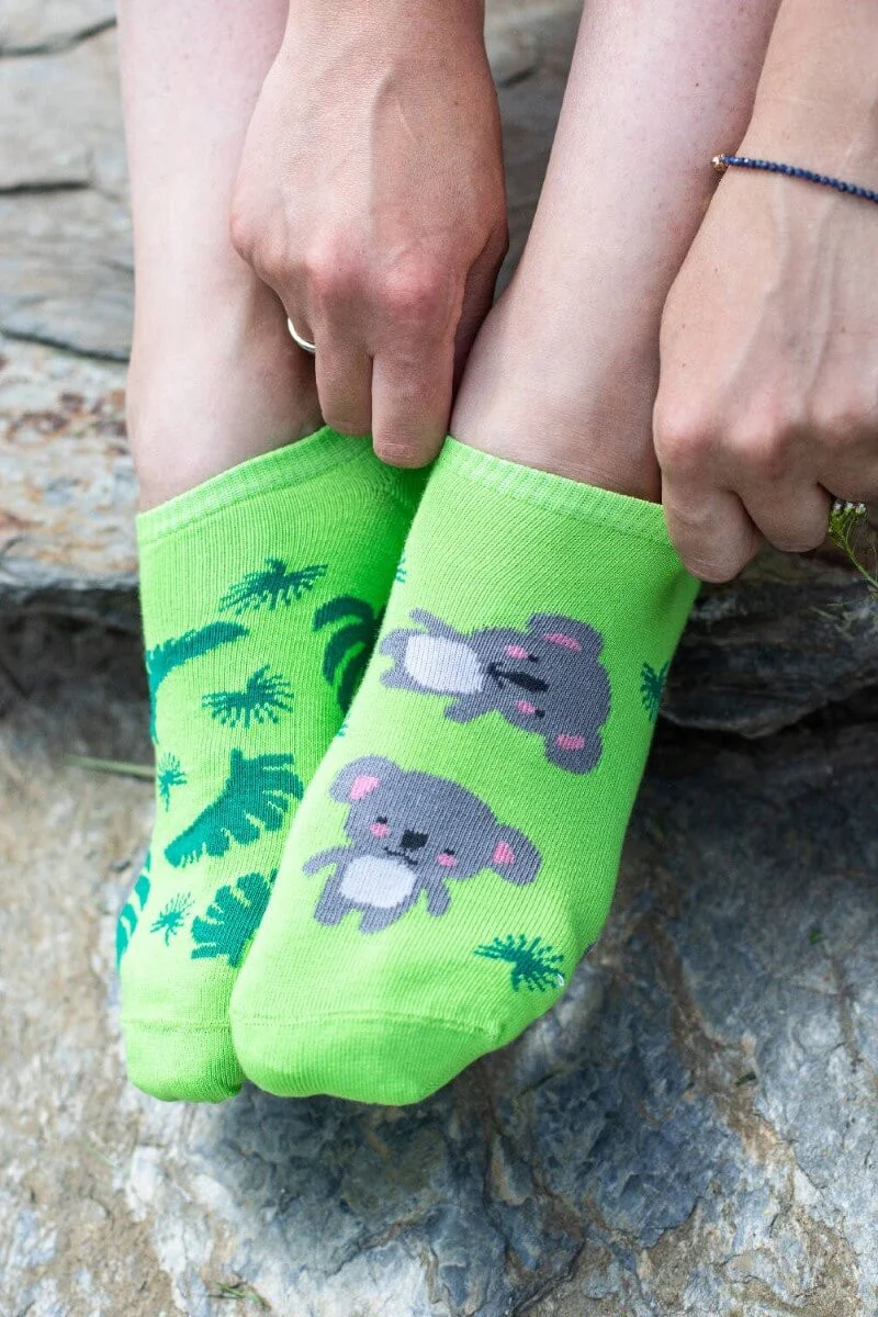 Členkové ponožky funky so vzorom Koala