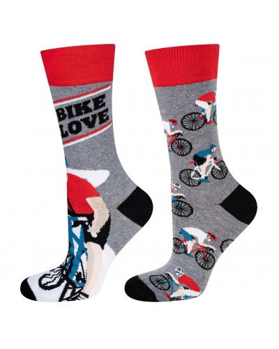 Veselé ponožky Cyklista - každá iná