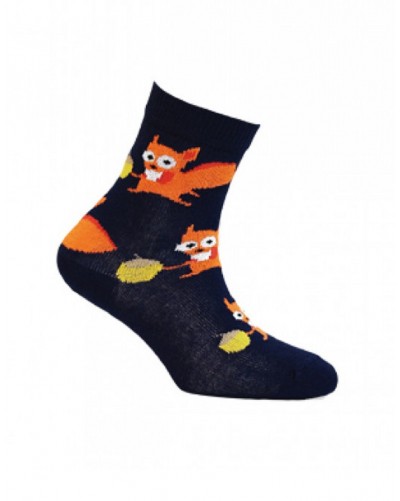 Detské bavlnené ponožky Veverička