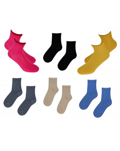 Detské bavlnené ponožky - jednofarebné