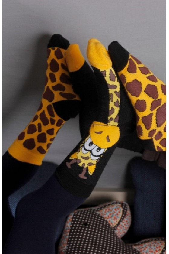 Ponožky funky "žirafa" - KAŽDÁ INÁ