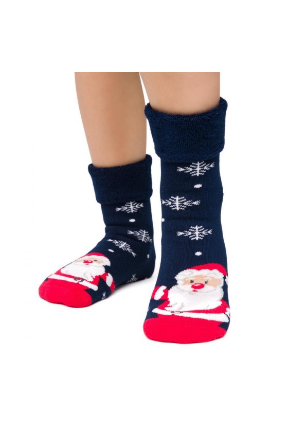 Detské froté ponožky Santa