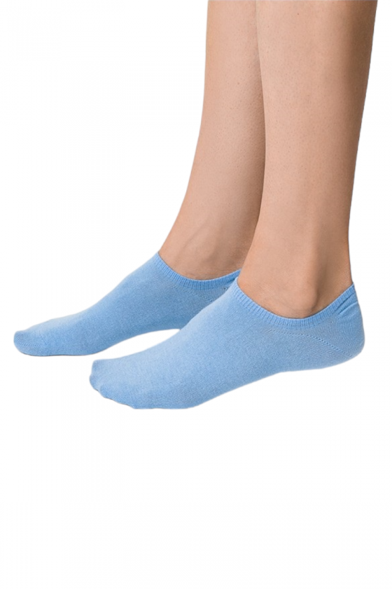 Jednofarebné bavlnené členkové ponožky
