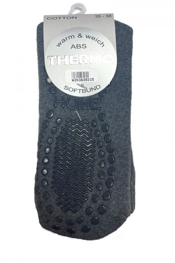Dámske teplé ponožky s protišmykovou šlapou